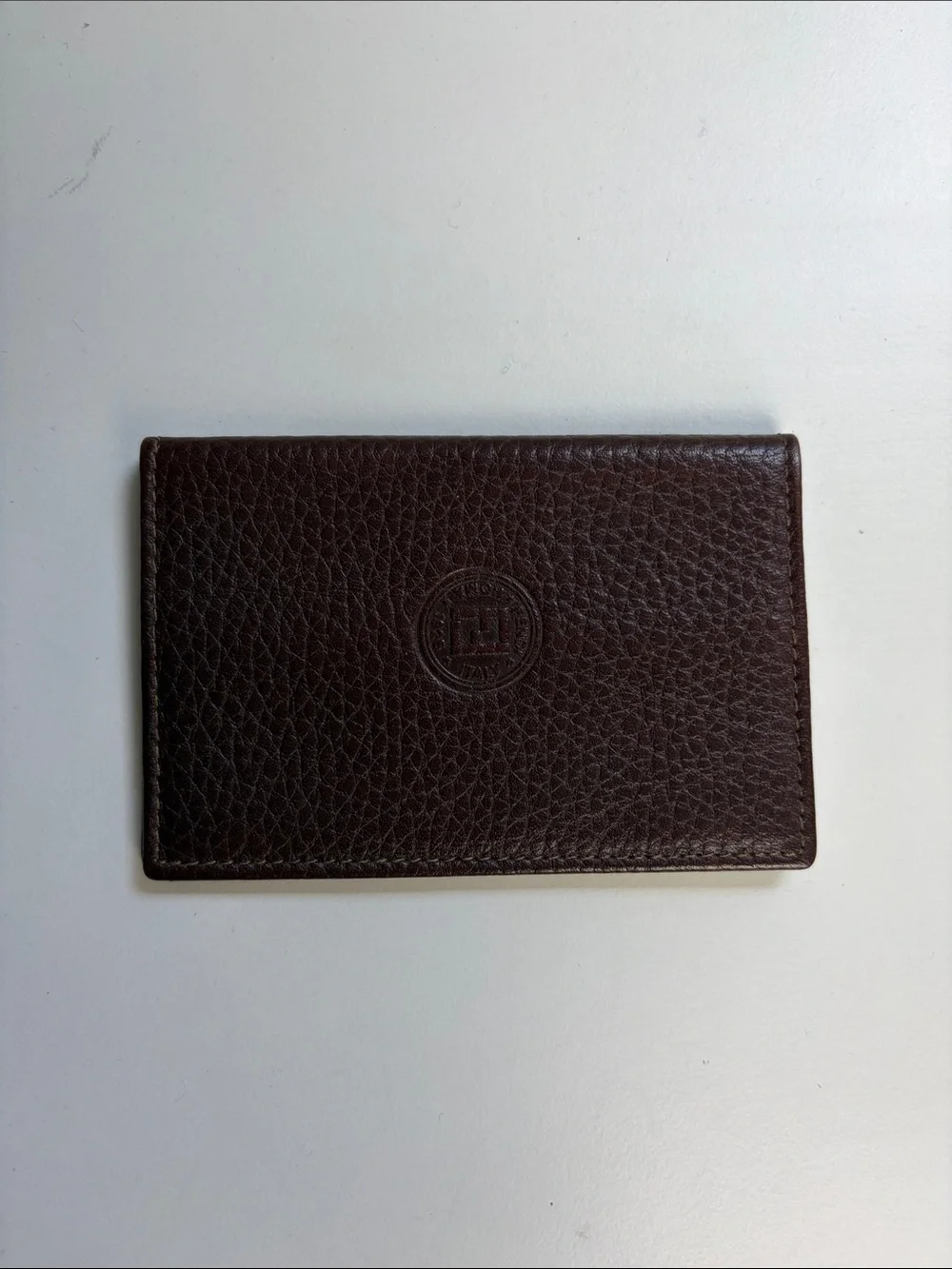 Fendi Leather Card Holder